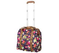 Lily Bloom Designer Under The Seat Tote Cabin Luggage Collection - 15 Inch Patterned Carry on Bag for Women - Lightweight Suitcase with 2 Rolling Wheels, Elephant Rain, OneSize