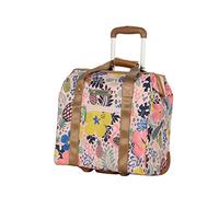 Lily Bloom Designer Under The Seat Tote Cabin Luggage Collection,15 Inch Patterned Carry on Bag for Women, Carry-On 15 Inch, Carry on Under Seat Bag with Wheels