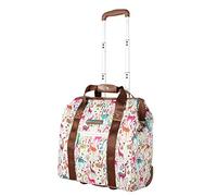 Lily Bloom Designer Under The Seat Tote Cabin Luggage Collection,15 Inch Patterned Carry on Bag for Women,Lightweight Suitcase with 2 Rolling Spinner Wheels, OneSize, Softside Carry on Under Seat Bag