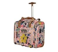 Lily Bloom Under The Seat Design Pattern Carry on Bag with Wheels (One Size, Trop Pineapple)