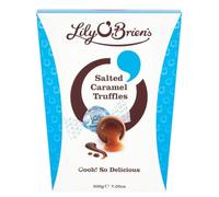 Lily & Brian's Milk Chocolate Truffle and Salted Caramel Truffles - Decadent Gourmet Delights (Blue-Salted Caramel Truffles)