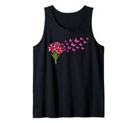 Lily Butterfly Flower Gardening Floral Tank Top