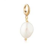 Lily Charmed - 18ct Gold Plated Baroque Pearl Charm