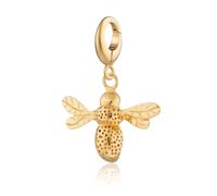 Lily Charmed Gold Plated Bee Charm CGBZ - 18ct Gold Plated / Sterling Silver
