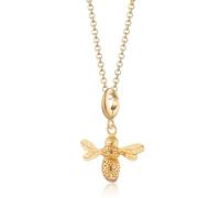 Lily Charmed - 18ct Gold Plated Bee Pendant Necklace
