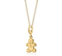 Lily Charmed - 18ct Gold Plated Gingerbread Man Necklace