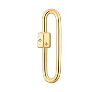 Lily Charmed - 18ct Gold Plated Long Link Carabiner Charm Lock