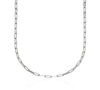 Lily Charmed - 925 Sterling Silver Box Link Chain Necklace