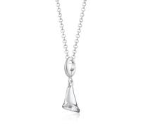 Lily Charmed - 925 Sterling Silver Lily Flower Necklace with 18" Chain