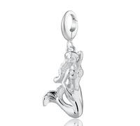 Lily Charmed - 925 Sterling Silver Mermaid Charm