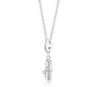 Lily Charmed - 925 Sterling Silver Scroll Necklace with 18" Chain