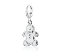 Lily Charmed Biscuit Charm for Women | Clip-On Attachment Compatible with Pandora | Sterling Silver or Gold Plated Options | Fits All Leading Bracelets & Necklaces | UK Design