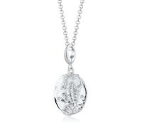 Lily Charmed Engraved Silver Scorpio Zodiac Necklace CNSCORP-1 - Sterling Silver
