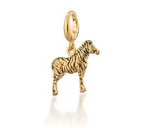 Lily Charmed Gold Digestive Biscuit Charm Pendant Fun British Cookie Jewellery for Bracelet Dunk Biscuit Engraved Collectible Charm Gift for Women, Unique Quirky Gold-Finish Food-Inspired Jewellery