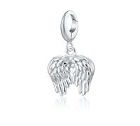 Lily Charmed Silver Angel Wings Charm CSAS - Modern Style | Acotis Diamonds - Rhodium Plated / Sterling Silver