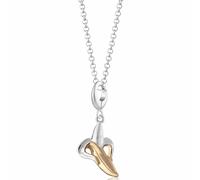 Lily Charmed Silver Banana Necklace CNSBAN-1 - Refined Craftsmanship | Acotis - Sterling Silver