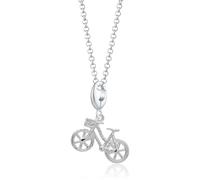 Lily Charmed Silver Bicycle Necklace CNSBIC-1 - Refined Craftsmanship | - Sterling Silver