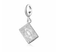 Lily Charmed Silver Custard Cream Charm CSBC - Sterling Silver