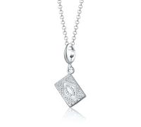 Lily Charmed - Sterling Silver Custard Cream Necklace