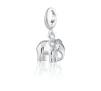 Lily Charmed Silver Elephant Charm CSEL - Rhodium Plated / Sterling Silver
