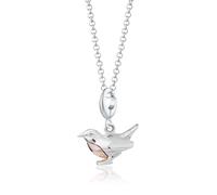 Lily Charmed Silver Robin Bird Necklace CNSROB-1 - Signature Edition | Acotis - Sterling Silver