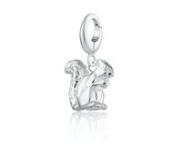 Lily Charmed Silver Squirrel Charm CSSQ - Rhodium Plated / Sterling Silver
