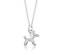 Lily Charmed Silver Balloon Dog Necklace CNSBD-1 - Sterling Silver