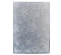 Lily Craft Linda Craft Merry Christmas Snowflake Background Plastic Embossing Folders for Card Making Scrapbooking and Other Paper Crafts lily