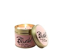 Lily-Flame Blush Tin Candle