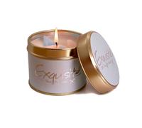 Lily Flame Candle in a Tin - Exquisite