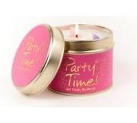 LILY FLAME CANDLE IN A TIN: PARTY TIME