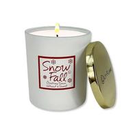 Lily Flame Christmas Jar Scented Candle, 630g Choice of 3 (1 Supplied) Chrismas Spice, Snow Fall, Silent Night (White Snow Fall)