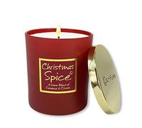 Lily-Flame Christmas Spice Gold Top Glass Jar Candle