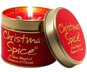 Lily-Flame Christmas Spice Tin, Red by Lily Flame