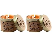 Lily-Flame Coffee Galore Tin, Brown (Pack of 2)