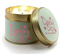 Lily-Flame Scented Tin Candle – Daisy Dip – White