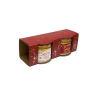 Lily Flame Duo Mini Candle Set - Snow Fall & Christmas Spice