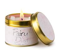 Lily Flame Fairy Dust Candle Tin- Pink - Fairy Dust- Warm, Sparkly and Magical Scented Candle - 35 Hours Burn time