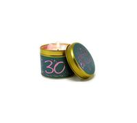 Lily Flame Happy Birthday 30th Scented Candle Tin