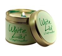 Lily-Flame Lily Tin, White