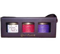 Lily Flame Mini Tins Set Christmas Selection 1