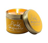 Lily-Flame Pink Grapefruit Tin, Yellow, 7.7cm l x 7.7cm w x 6cm h