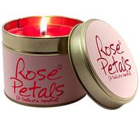 Lily-Flame Rose Petals Tin, Pink, 7.7cm l x 7.7cm w x 6.6cm h