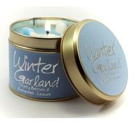 Lily Flame Scented Candle in a Presentation Tin - Winter Garland