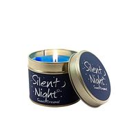 Lily-Flame Silent Night Tin Candle