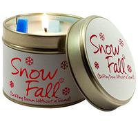 Lily-flame Snowfall Tin Scented Candle, 250g