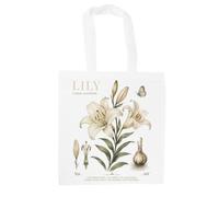 Lily Flora Studies Tote Bag - Reusable Shopping Bag Floral Gifts