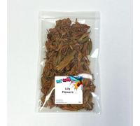 Lily Flowers 50g bag. Real Dried Flowers for Arts and Crafts, Wedding Confetti, Candle Making, Soap Making, Biodegradable Eco-friendly