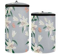 Lily Flowers Garden Shoe Wash Bag Sneaker Washing Bag Set of 2 Sneakers Washing Bag for Washing Machine Shoe Washing Bag, Lily Flowers Garden, 1 Size, Claasical, Lily Flowers Garden, 1 size, Claasian