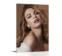 Lily James Poster Star Canvas Art And Wall Art Picture Print Modern Family Bedroom Decors 16x24inch(40x60cm)
